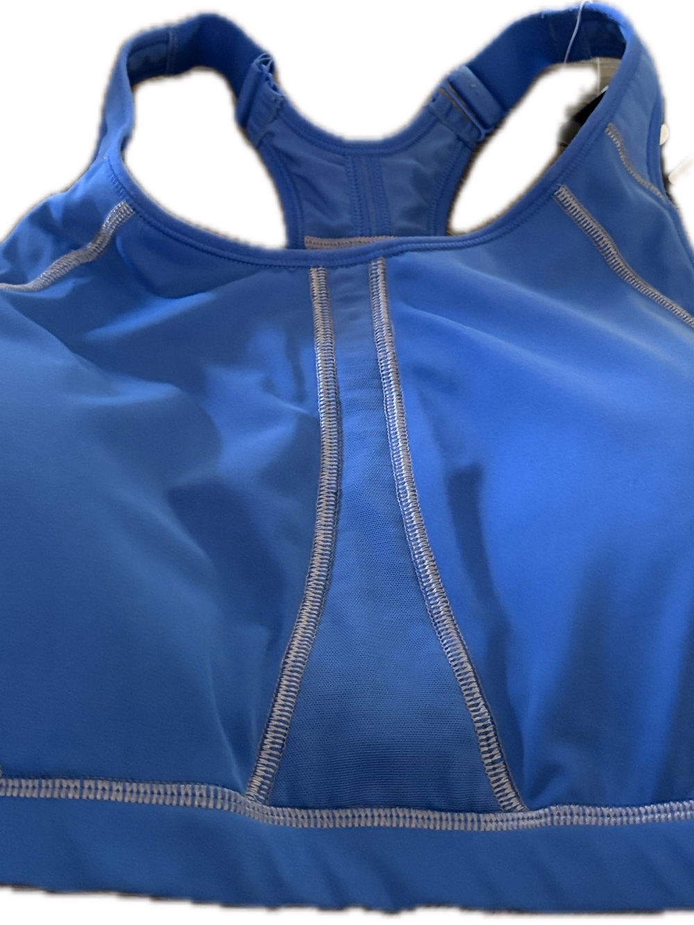 High-Support Racerback Sports Bra in Bright Blue NWT